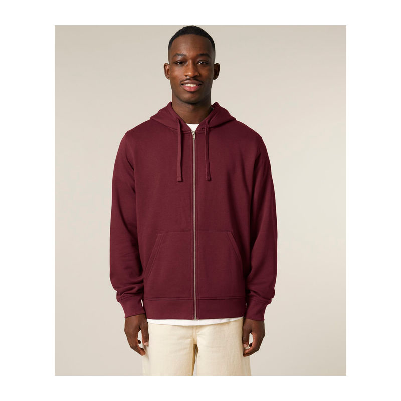 Mixer unisex zip-thru hoodie