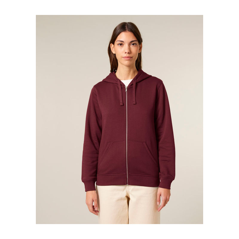 Mixer unisex zip-thru hoodie