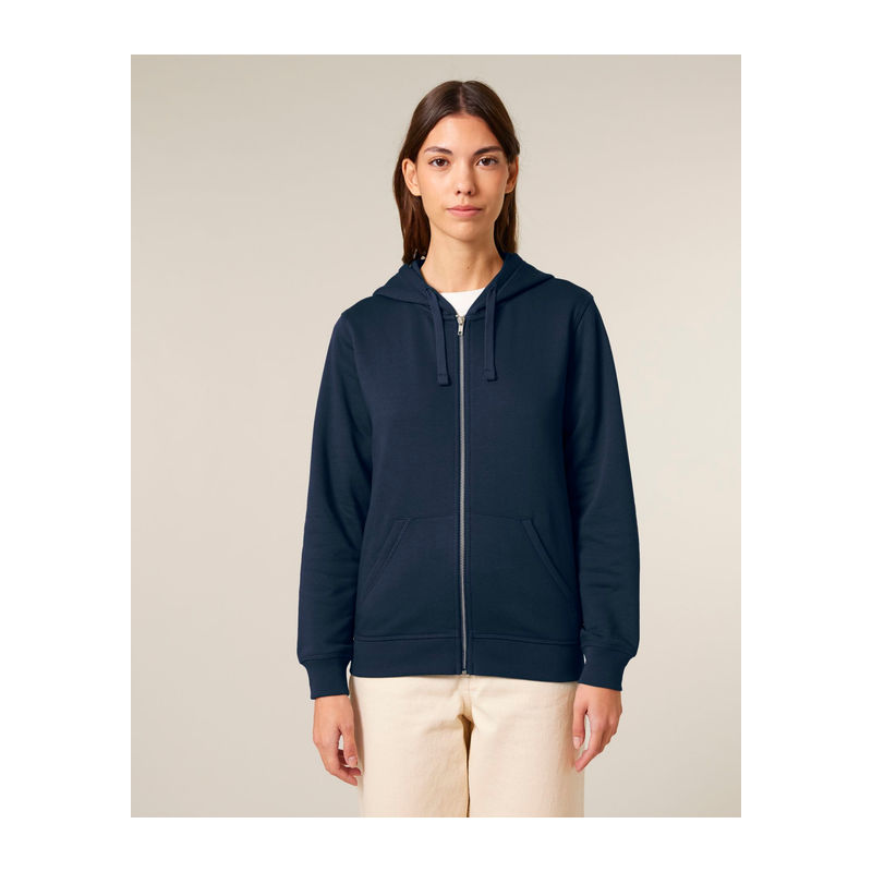 Mixer unisex zip-thru hoodie