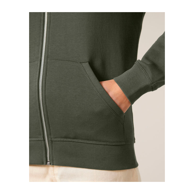 Mixer unisex zip-thru hoodie