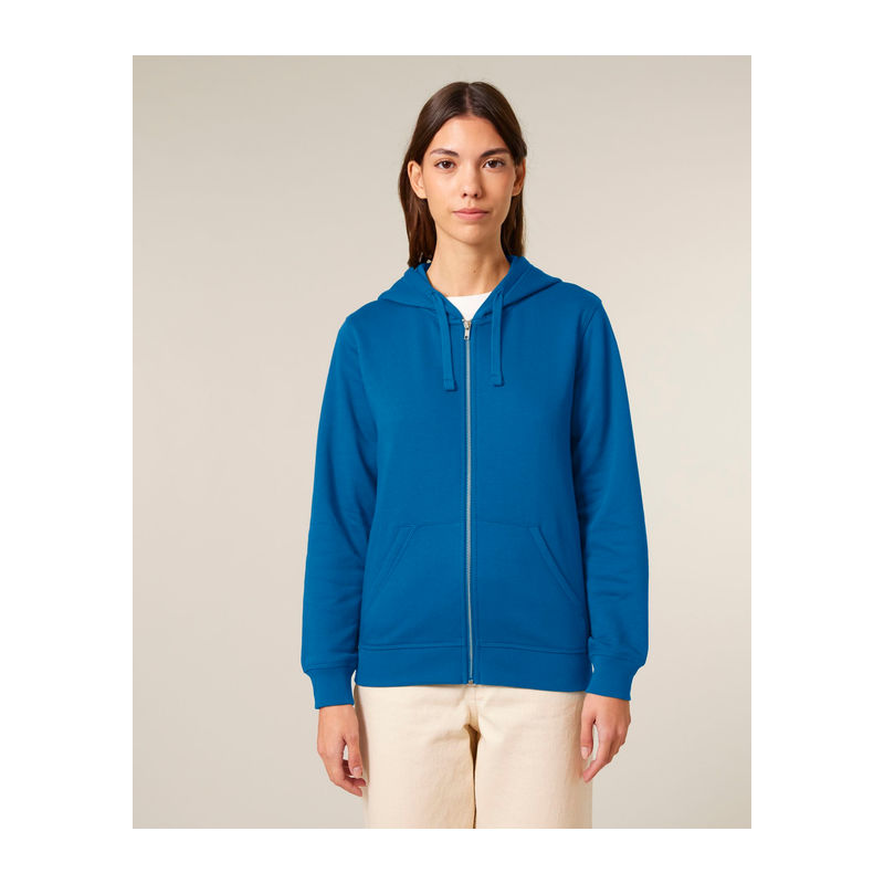 Mixer unisex zip-thru hoodie