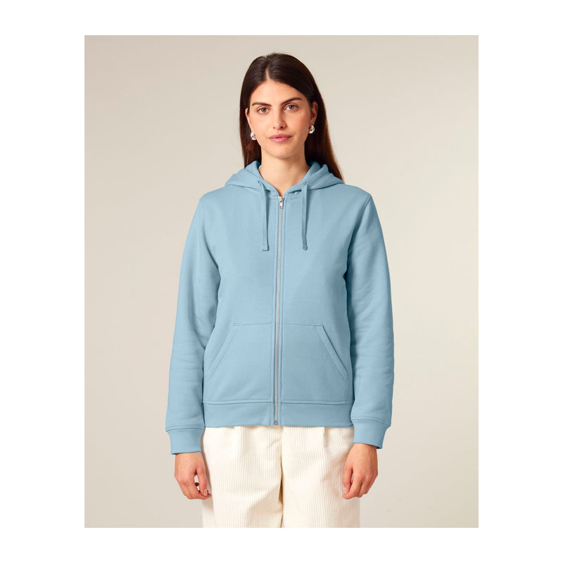 Mixer unisex zip-thru hoodie