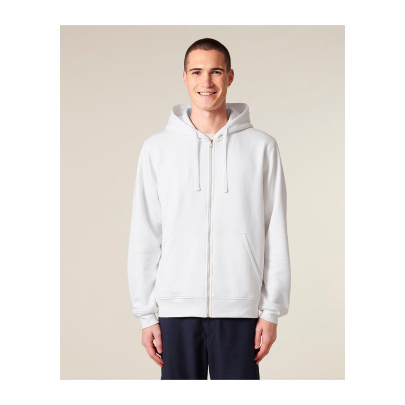 Mixer unisex zip-thru hoodie