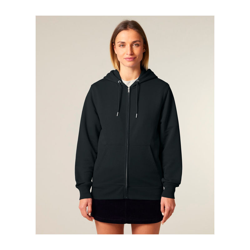 Connector 2.0 unisex medium fit zip-thru hoodie