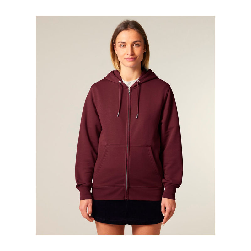 Connector 2.0 unisex medium fit zip-thru hoodie