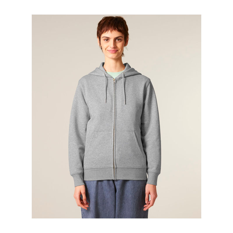 Connector 2.0 unisex medium fit zip-thru hoodie