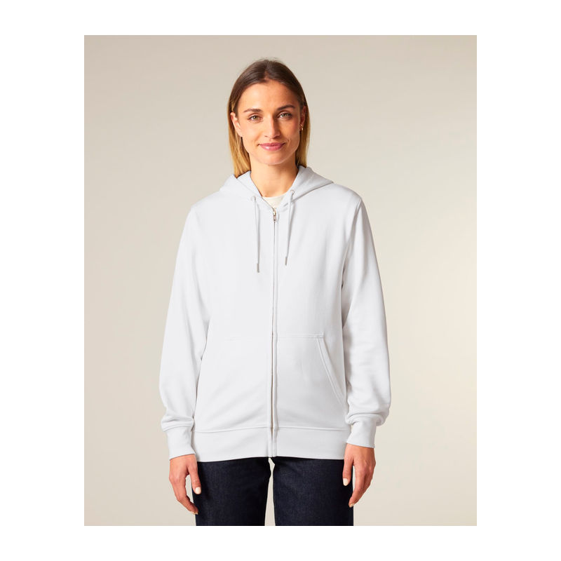 Connector 2.0 unisex medium fit zip-thru hoodie