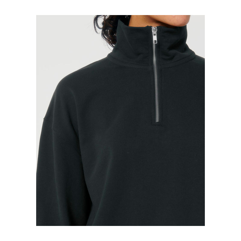 Miller Dry unisex boxy quarter zip sweatshirt