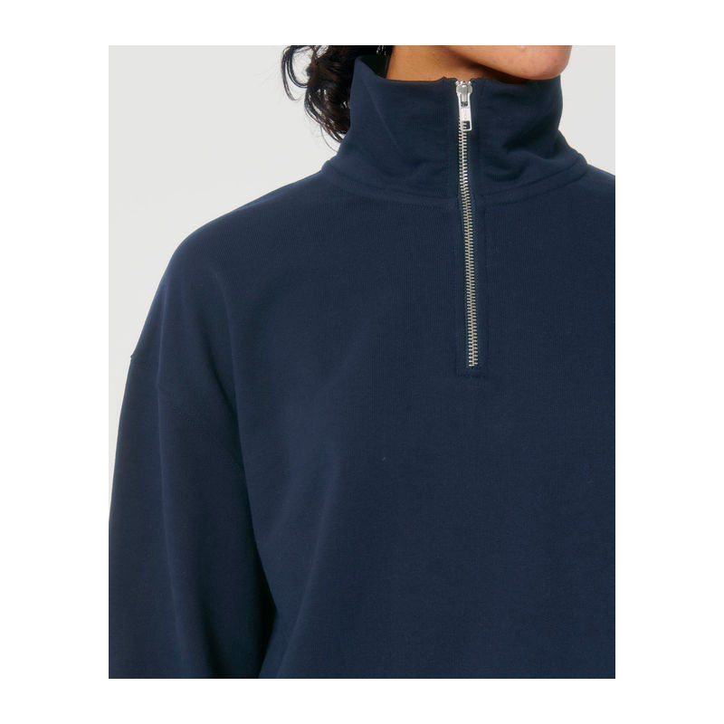 Miller Dry unisex boxy quarter zip sweatshirt
