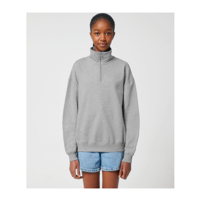 Miller Dry unisex boxy quarter zip sweatshirt