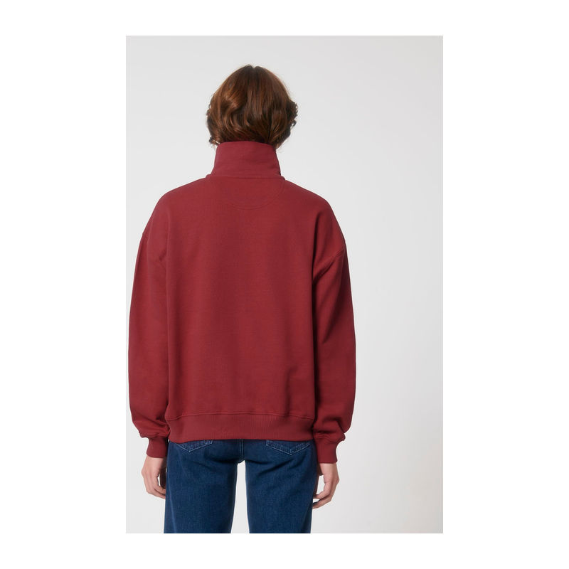 Miller Dry unisex boxy quarter zip sweatshirt