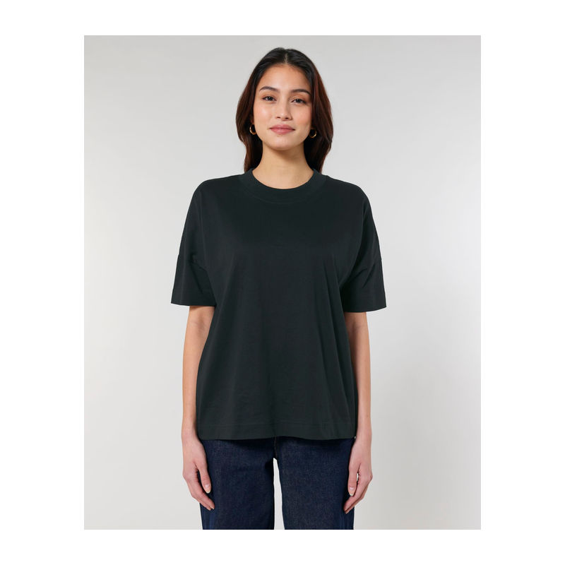 Blaster unisex oversized high neck t-shirt