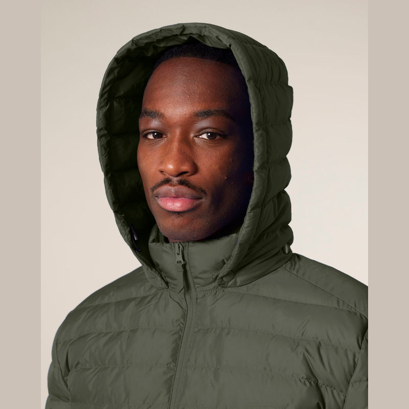 The men's padded jacket