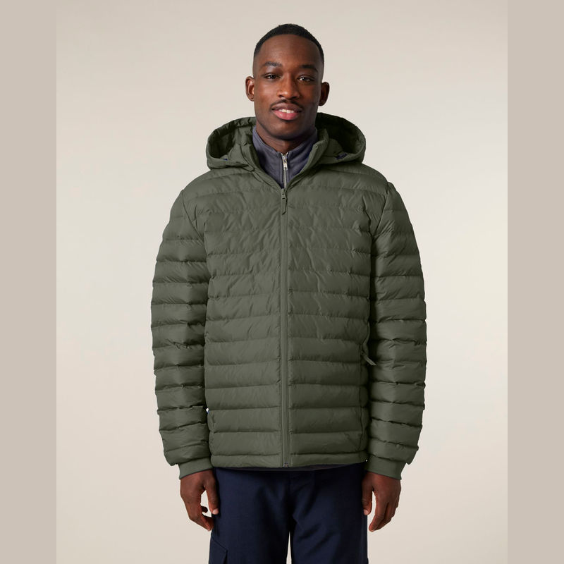 The men's padded jacket