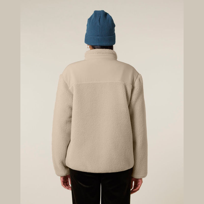 Brooker unisex relaxed fit sherpa jacket