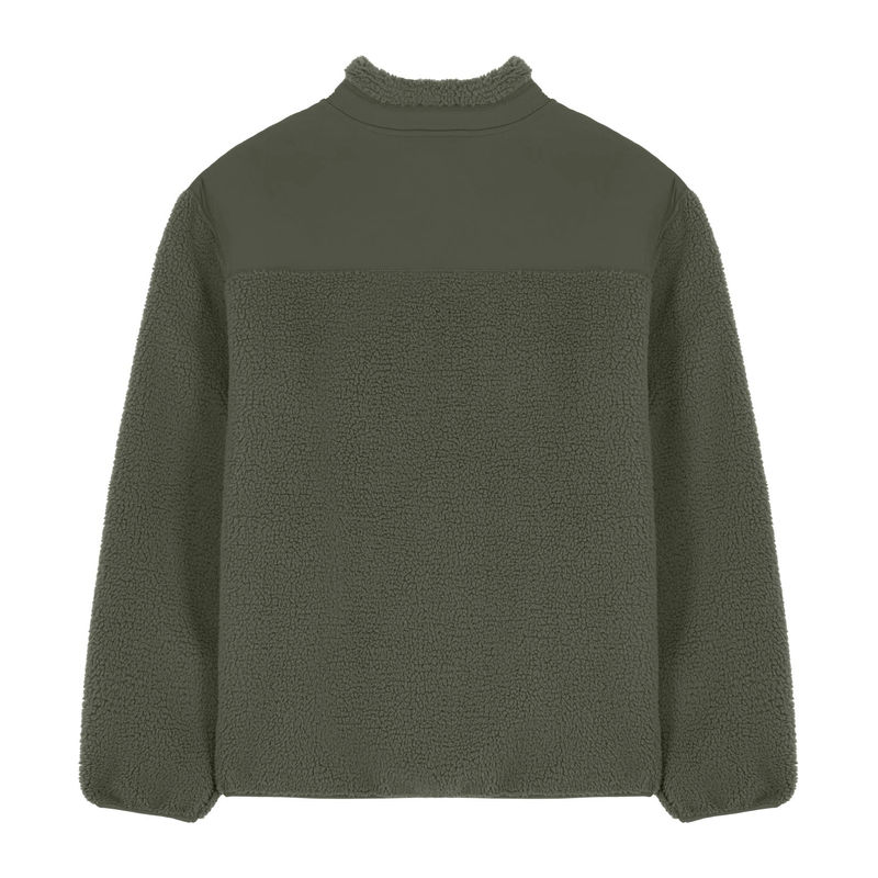 Brooker unisex relaxed fit sherpa jacket