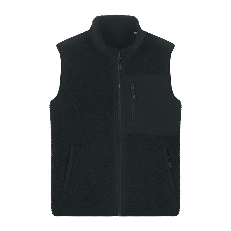 Liner unisex sleeveless sherpa jacket