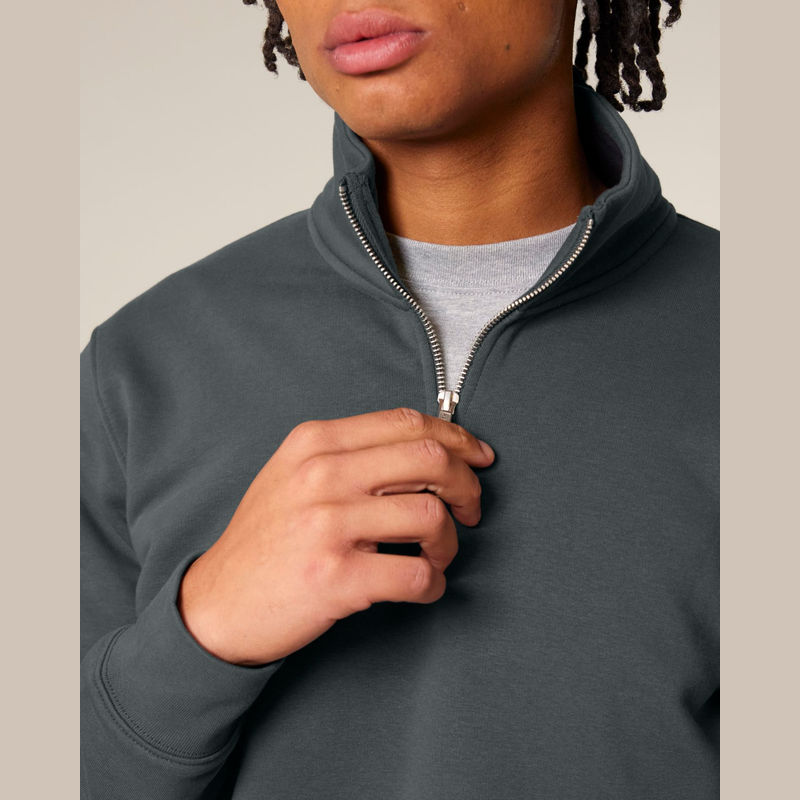 Trucker 2.0 unisex quarter zip sweatshirt