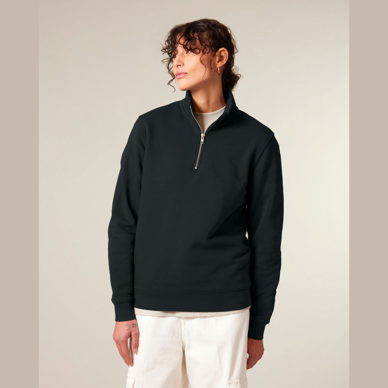 Trucker 2.0 unisex quarter zip sweatshirt