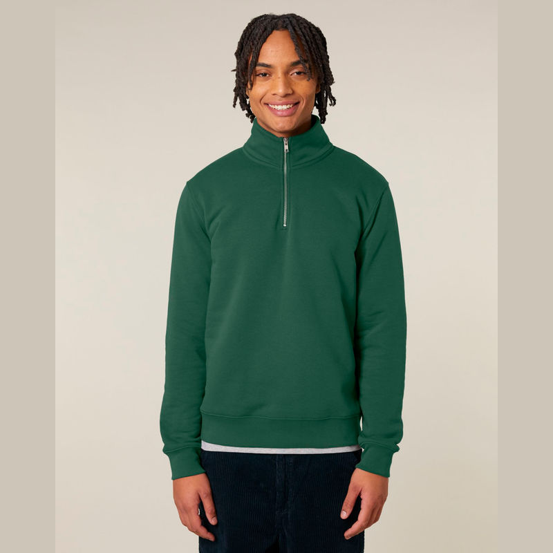 Trucker 2.0 unisex quarter zip sweatshirt