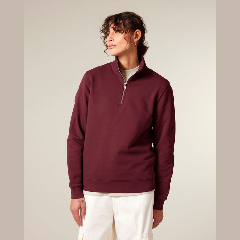 Trucker 2.0 unisex quarter zip sweatshirt