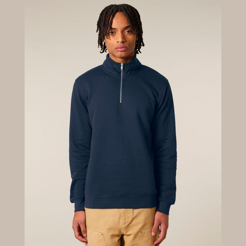 Trucker 2.0 unisex quarter zip sweatshirt