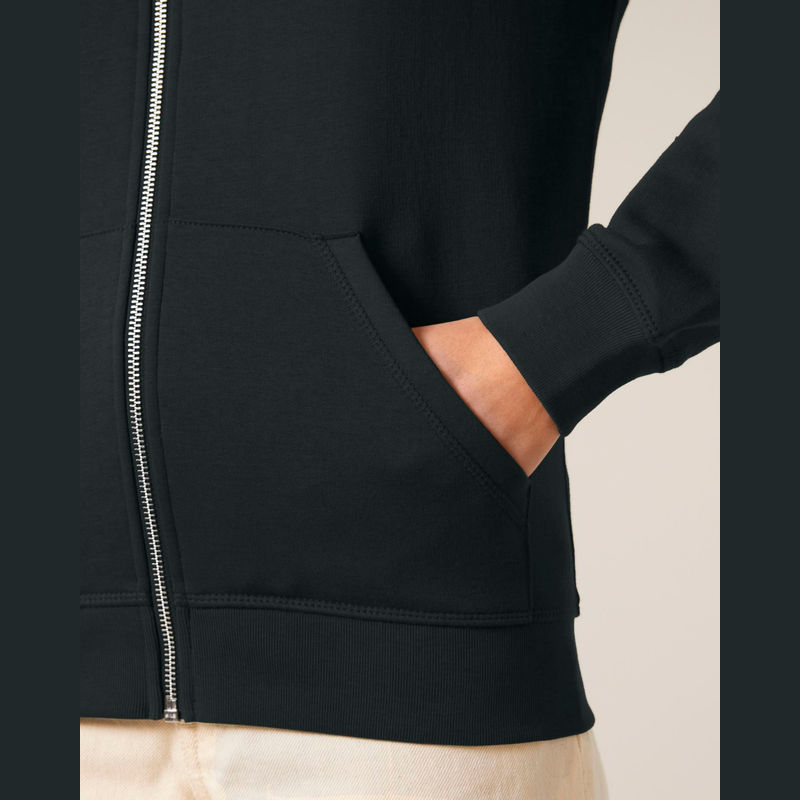 Mixer unisex zip-thru hoodie