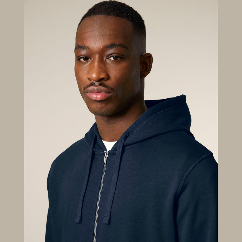 Mixer unisex zip-thru hoodie
