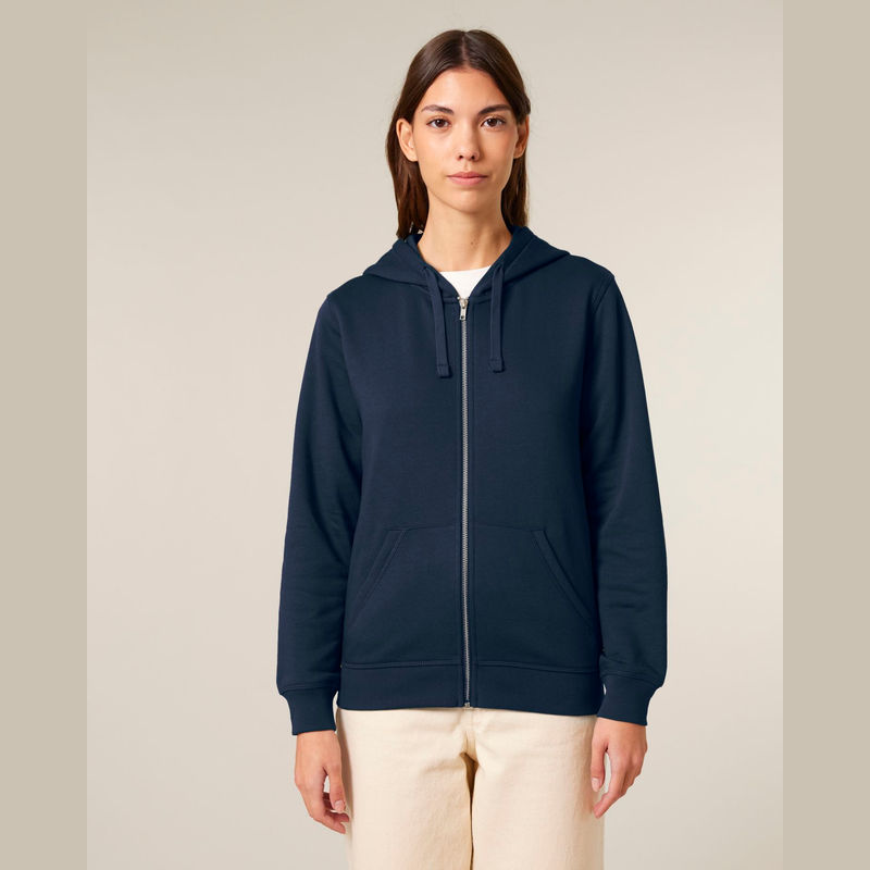 Mixer unisex zip-thru hoodie