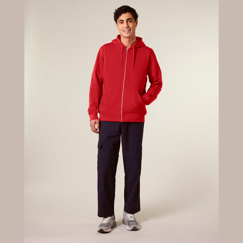 Mixer unisex zip-thru hoodie