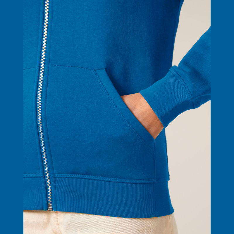 Mixer unisex zip-thru hoodie