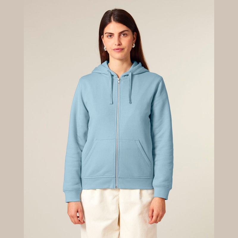 Mixer unisex zip-thru hoodie