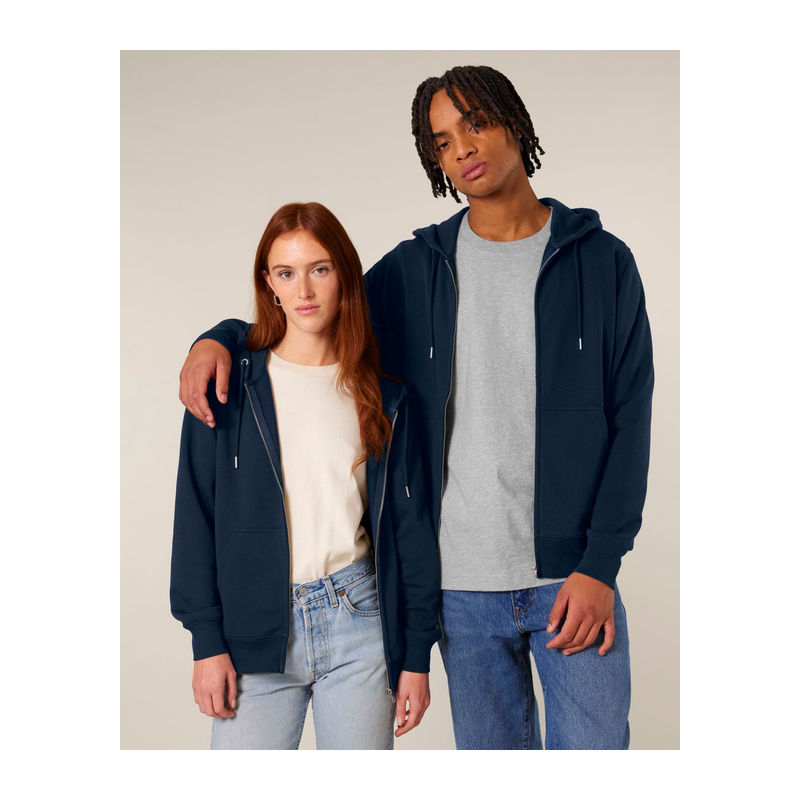 Connector 2.0 unisex medium fit zip-thru hoodie