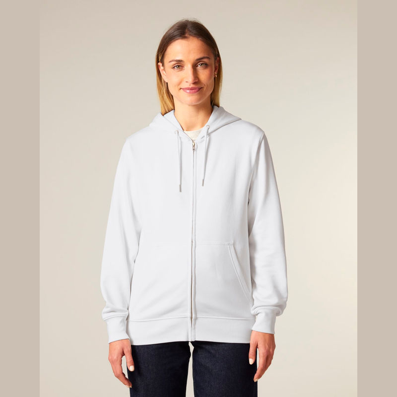 Connector 2.0 unisex medium fit zip-thru hoodie