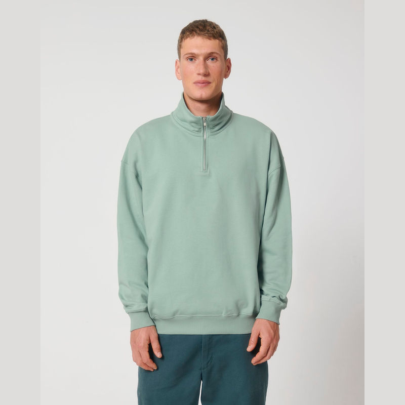 Miller Dry unisex boxy quarter zip sweatshirt