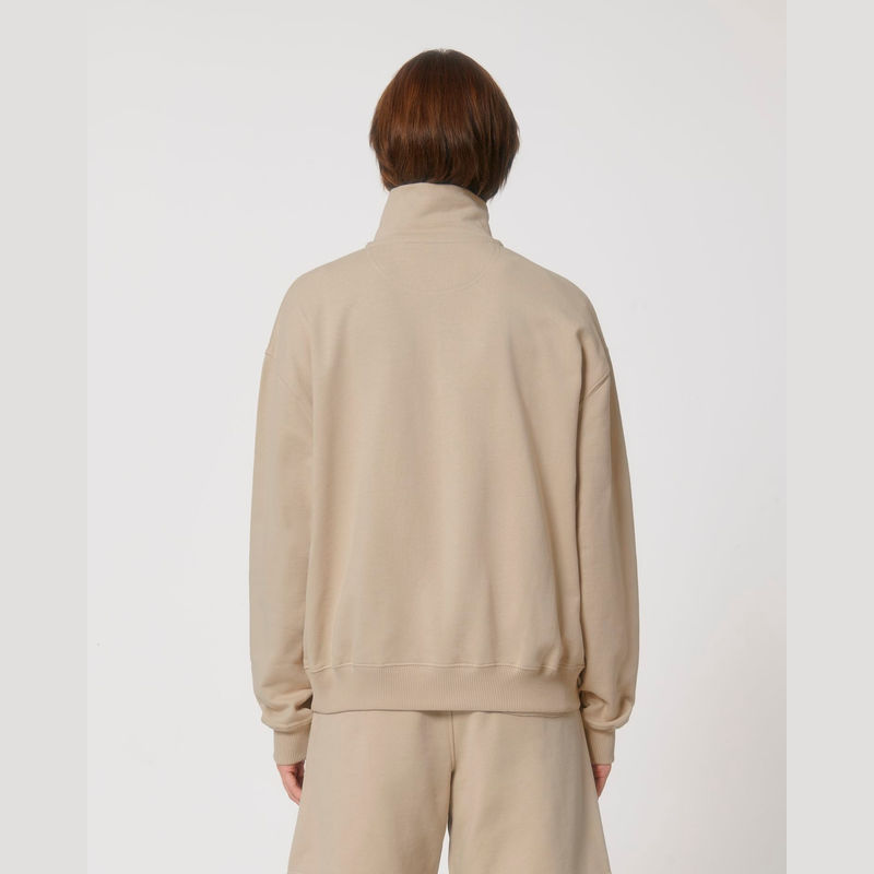 Miller Dry unisex boxy quarter zip sweatshirt