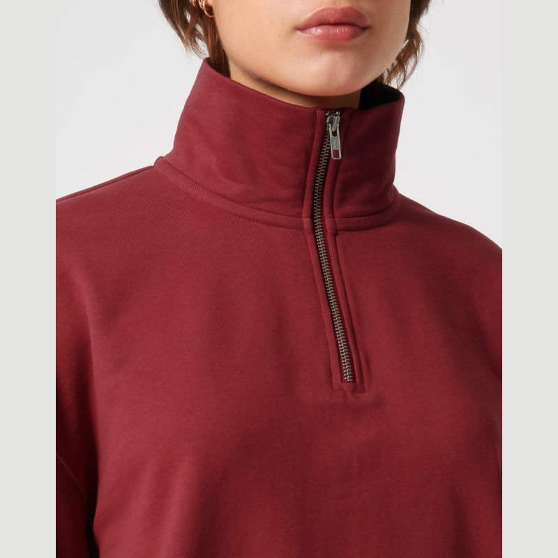 Miller Dry unisex boxy quarter zip sweatshirt