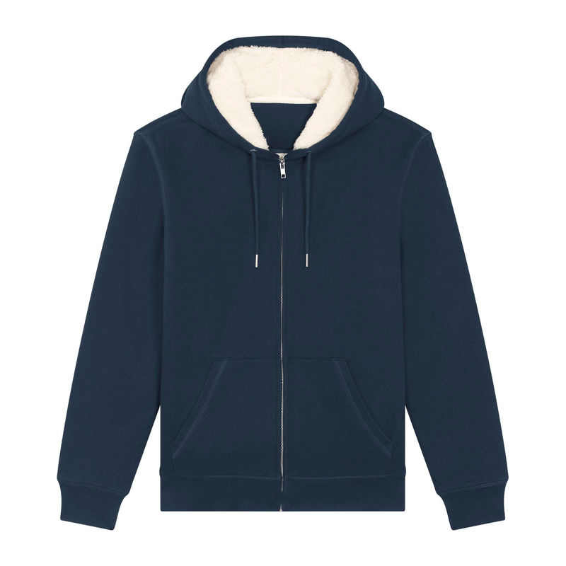 Hygger Sherpa unisex lined zip-thru hoodie