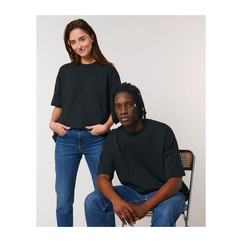 Blaster unisex oversized high neck t-shirt