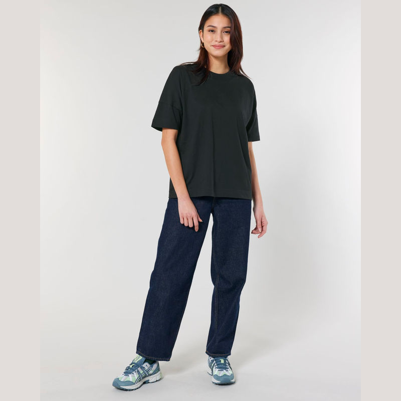 Blaster unisex oversized high neck t-shirt