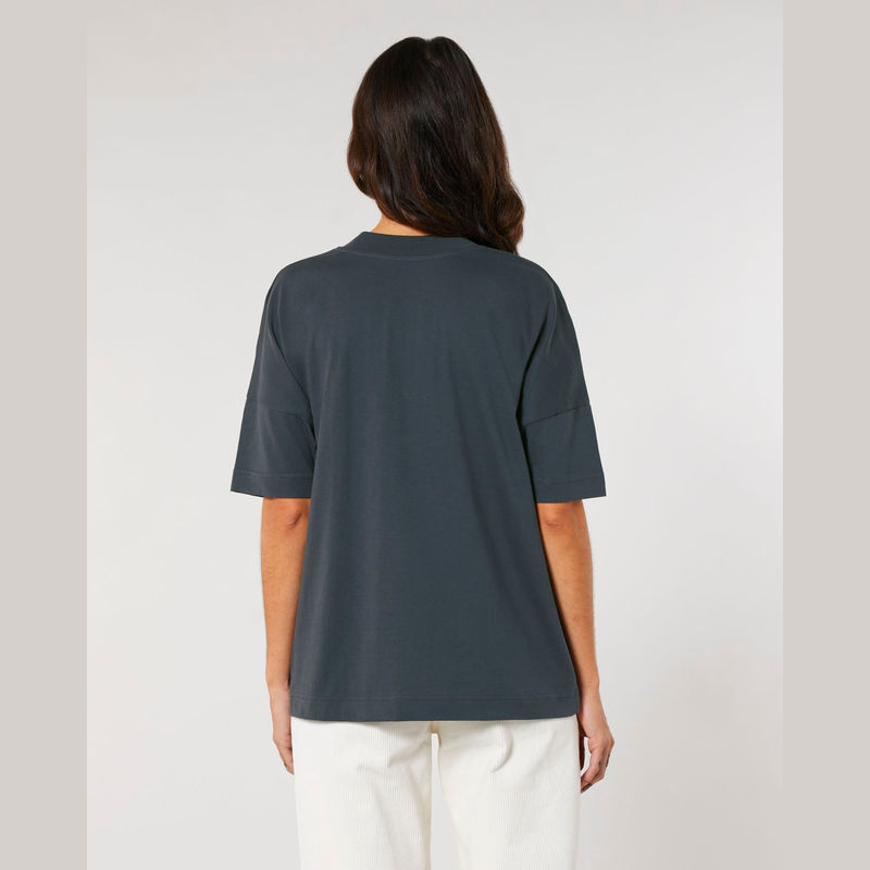 Blaster unisex oversized high neck t-shirt