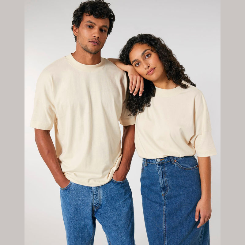 Blaster unisex oversized high neck t-shirt