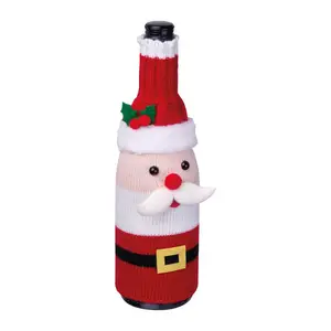 Xmas Wine Bottle Cover Antarctic