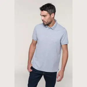 MEN'S SHORT SLEEVE STUD POLO SHIRT