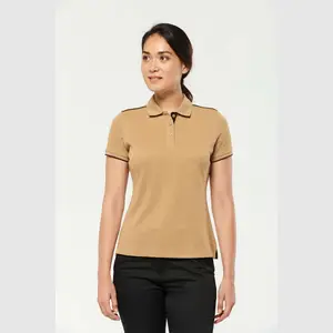 LADIES' SHORT-SLEEVED CONTRASTING DAYTODAY POLO SH