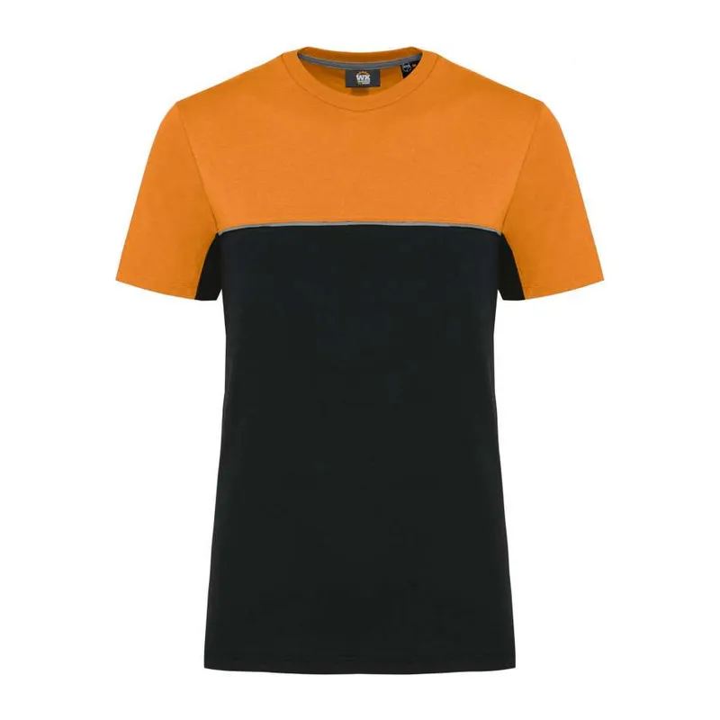 UNISEX ECO-FRIENDLY SHORT SLEEVE TWO-TONE T-SHIRT
