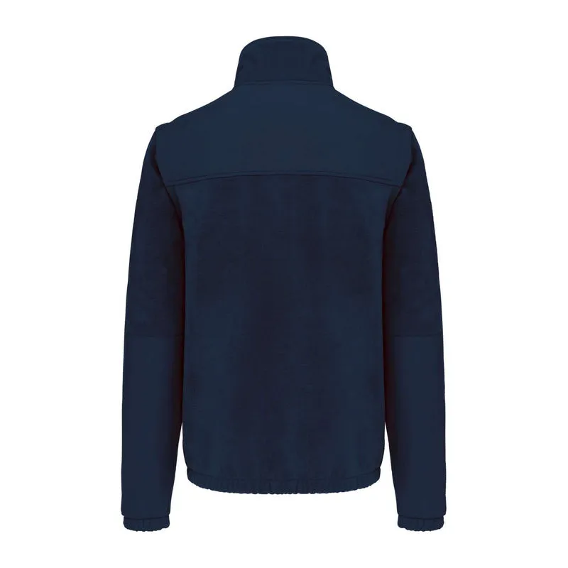 FLEECE JACKET WITH REMOVABLE SLEEVES