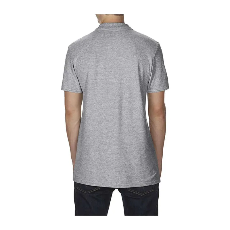 SOFTSTYLE® ADULT DOUBLE PIQUÉ POLO