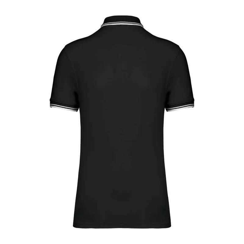 Men'S 2 Striped Short Sleeved Poloshirt