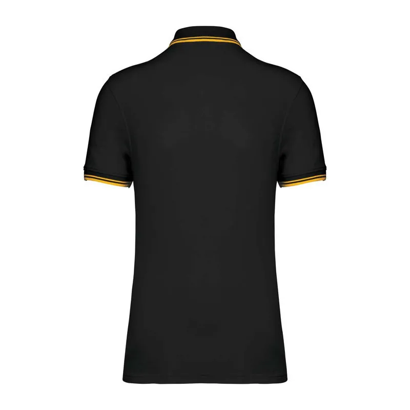 Men'S 2 Striped Short Sleeved Poloshirt